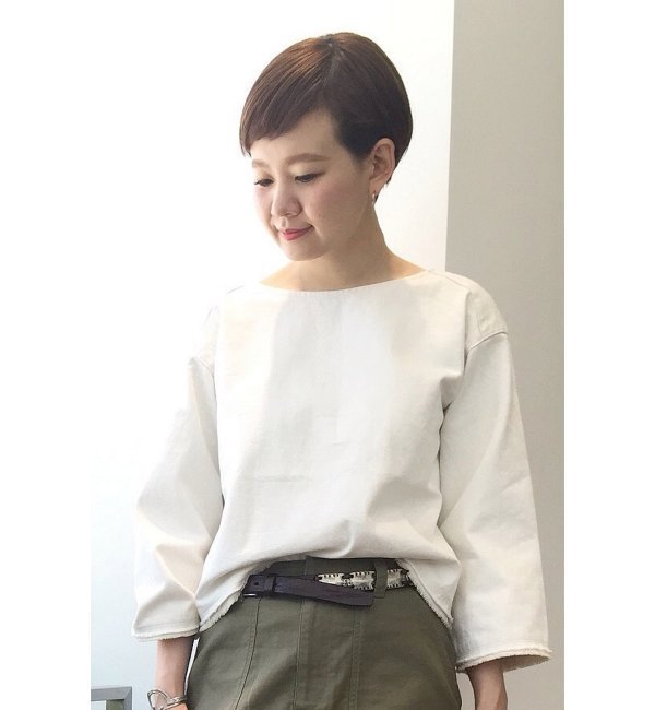 11.5ozデニム 2wayブラウス◆