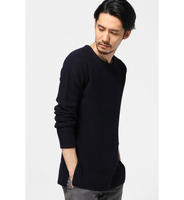 【ジャーナルスタンダード/JOURNAL STANDARD】 NLST / エヌリスト:LONG WAFFLE SWEATER / ニット [送料無料]