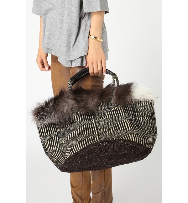 【COMPILATION/コンピレーション】 トライアングルカゴバッグ