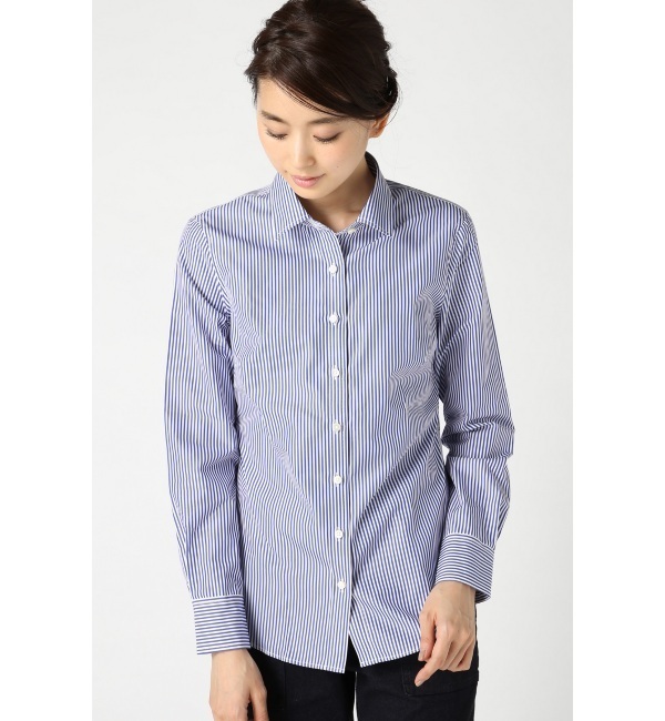 THOMAS MASON タイトストライプシャツ