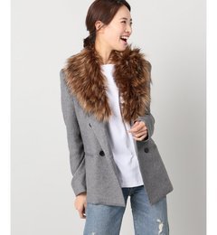 【ジャーナルスタンダード/JOURNAL STANDARD】 【SMYTHE/スマイス】 DOUBLE BREASTED BLAZER WITH DETAC:ジャケット [送料無料]