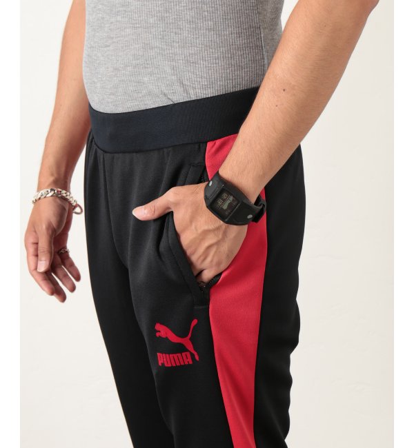 puma t7 track pants red