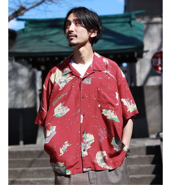 【Porter Classic × JS 】SHOWFOLK ALOHA SHIRT