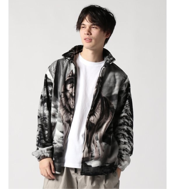 商品詳細 ジャーナルスタンダード Journal Standard Wild Kind ワイルドカインド Animal Fleece Jacket Wolf 人気度70 メンズファッション Jp 男性必見 メンズファッション総合情報サイト