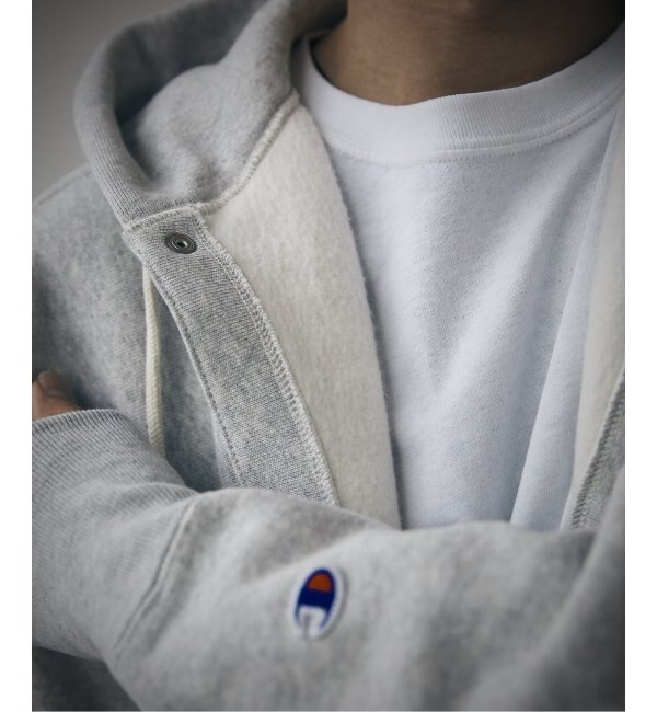 CHAMPION ×JS /  WEAVE SNAP HOODED S