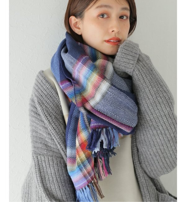 THE INOUE BROTHERS Multi Colored Scarf - マフラー