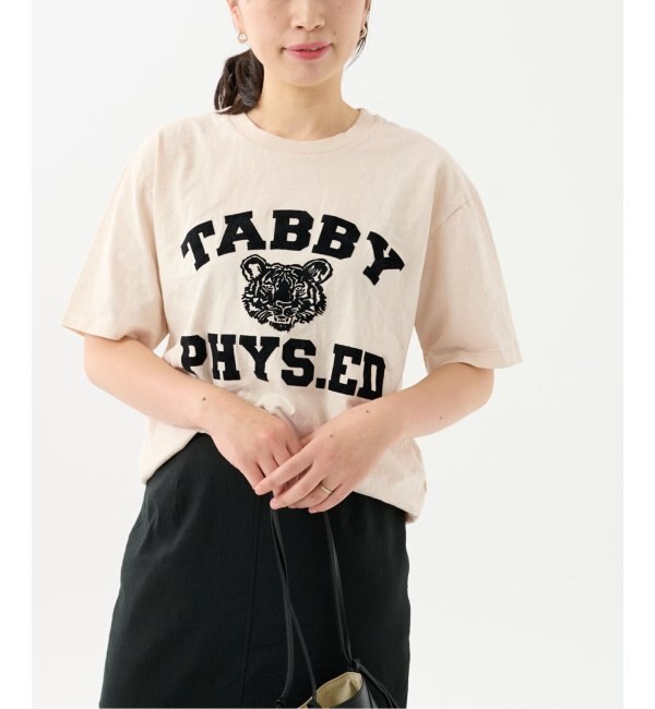 《別注》【MIXTA/ミクスタ】TABBY PHYS.ED CREW S/S T SHRTS：Tシャツ