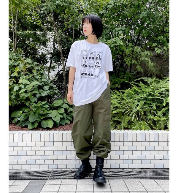 C/NY Wide Cargo Pants / コットンナイロンワイドカーゴパンツ