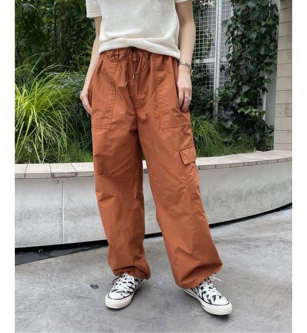 C/NY Wide Cargo Pants / コットンナイロンワイドカーゴパンツ