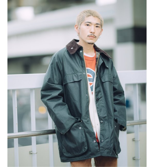 Barbour】96年製 Beaufort ビューフォート セージノーダメージ www