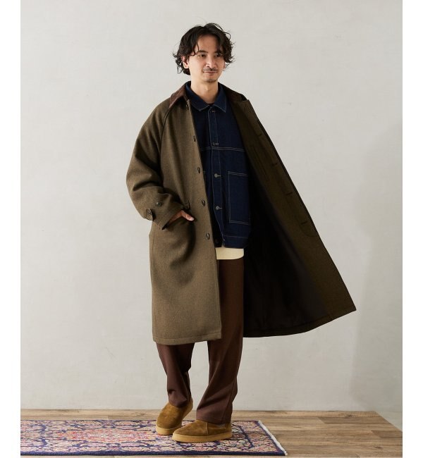 HIGH LAND WOOL オーバーサイズバルマカーンコート|JOURNAL STANDARD