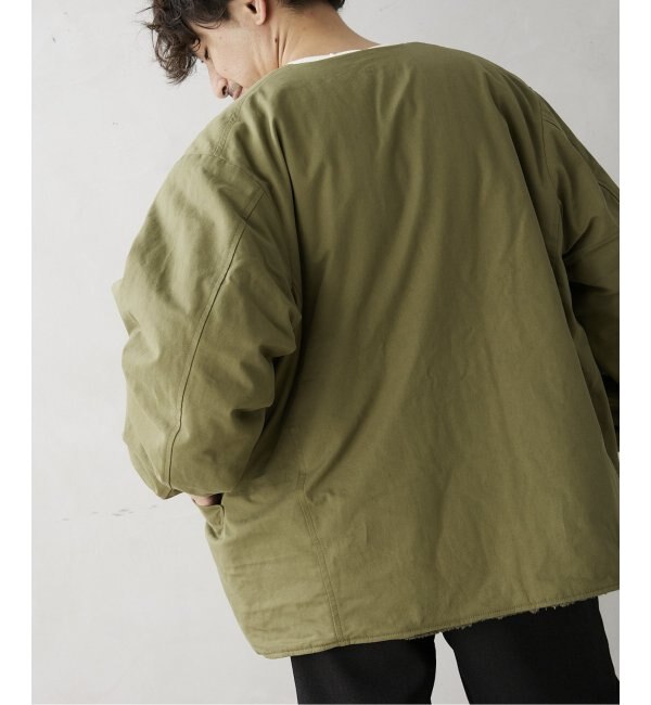 ARMY TWILL/アーミーツイル】別注 リバーシブル ノーカラーブルゾン