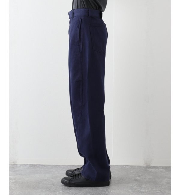 LEMAIRE◇ボトム/44/コットン/WHT/無地/20-21AW/TWISTED PANTS www