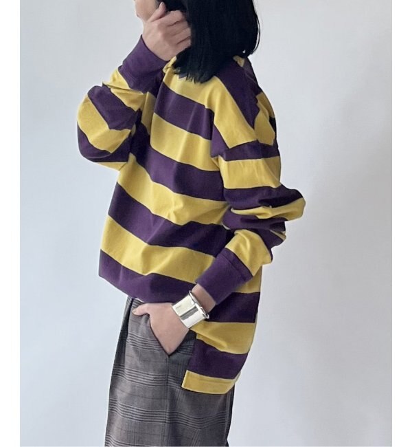 追加2》【INSCRIRE/アンスクリア】STRIPE LS：カットソー|JOURNAL 