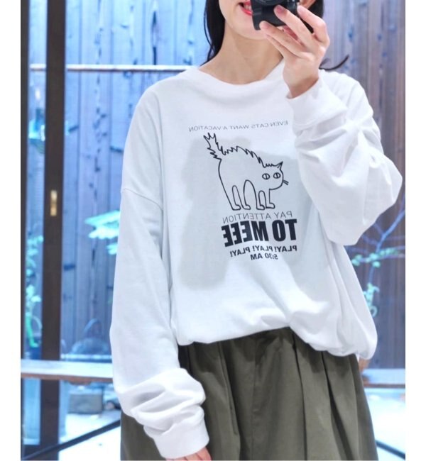 journal standard luxe プリントロンT EVEN CATS - Tシャツ(長袖/七分)