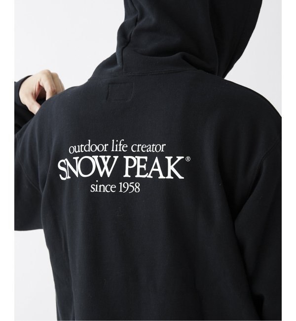 【SNOWPEAK / スノーピーク】別注 Classic Logo Printed パーカー