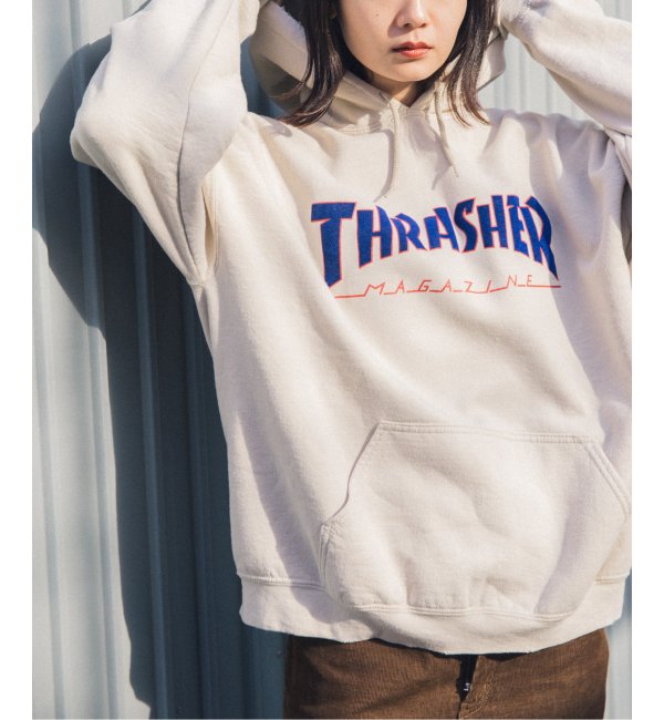 THRASHER×JOURNAL STANDARD】別注 プルオーバーフードパーカー|JOURNAL