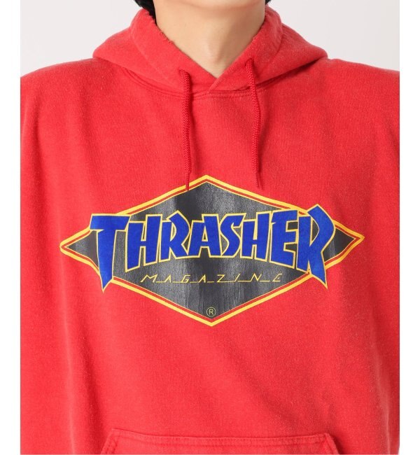 THRASHER 22AW/別注プルオーバーフードパーカー/...+solidarischer-hof