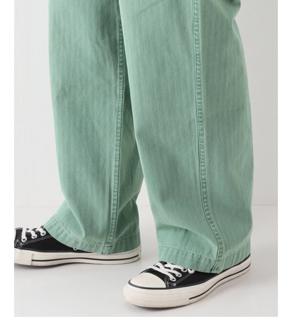 レビュー高評価商品 BRAIN DEAD/ブレインデッド】CONNECTIONS PANT HERRINGBONE パンツ