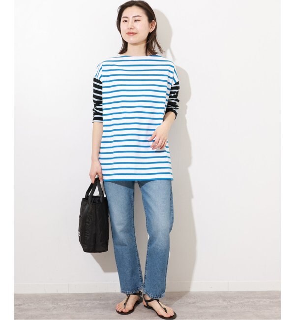 別注【Leminor/ルミノア】*RELUME Loose border Tee：ボーダーTEE