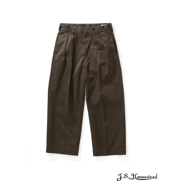 【J.S.Homestead】HEAVY WEAPON DEEP TUCK M52 TROUSERS