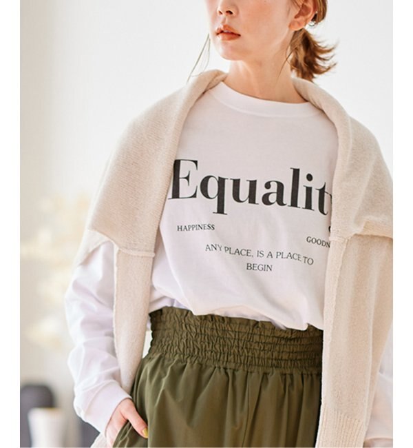 【ジャーナルスタンダード/JOURNAL STANDARD】 《予約》Equality ロゴロングTシャツ
