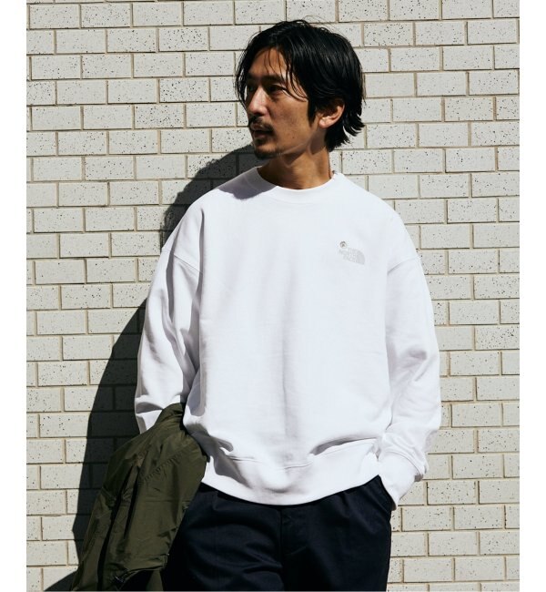 WEB限定【THE NORTH FACE / ノースフェイス】フラワーロゴクルー