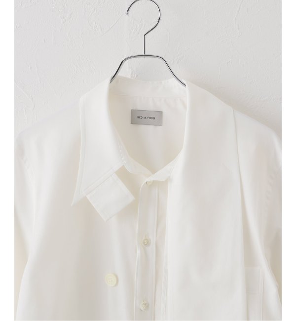 【BED J.W. FORD / ベッドフォード】 Layered Vest Shirts