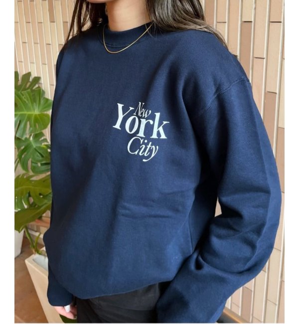 【GOOD ROCK SPEED/グッドロックスピード】NYC Logo Sweat：スウェット