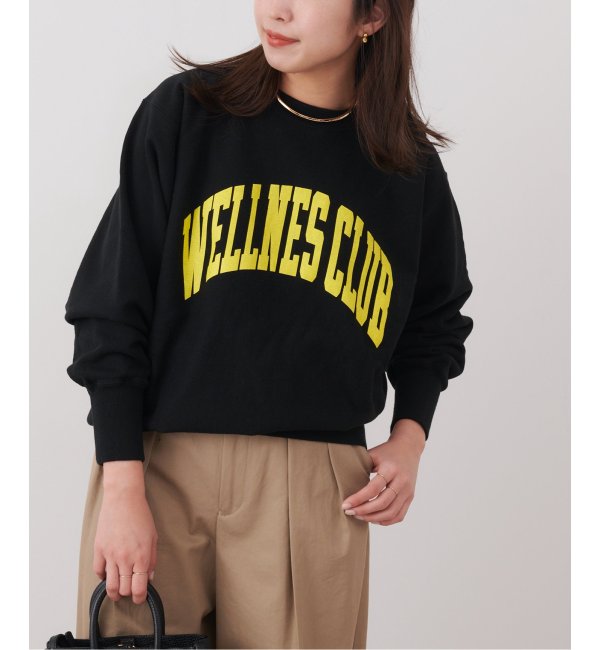 INSCRIRE /アンスクリア】WELLNESS CLUB Crew Sweat Shirt：スウェット