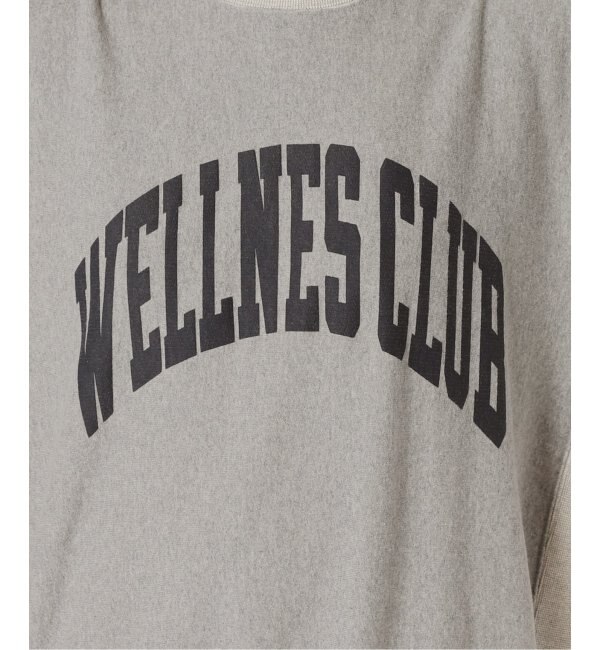 【INSCRIRE /アンスクリア】WELLNESS CLUB Crew Sweat Shirt：スウェット