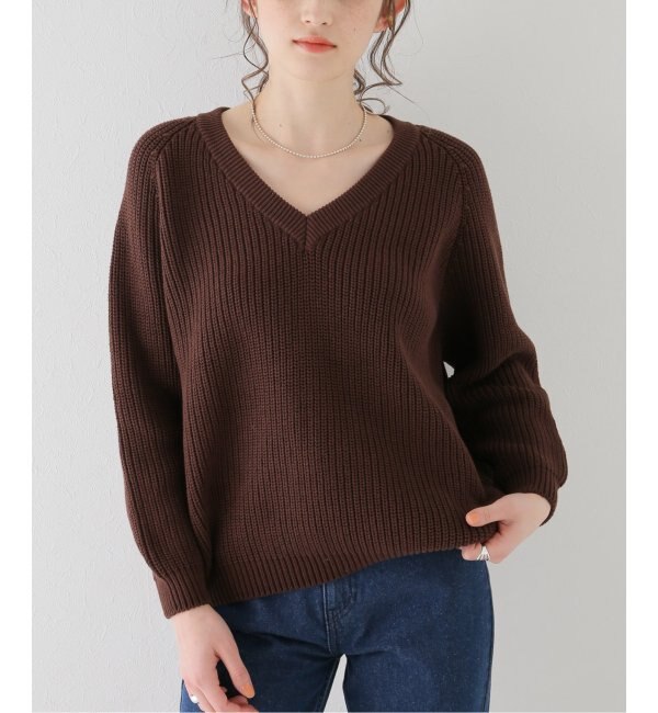 BASERANGE/ベースレンジ】DANUBE V NECK PULLOVER：プルオーバー