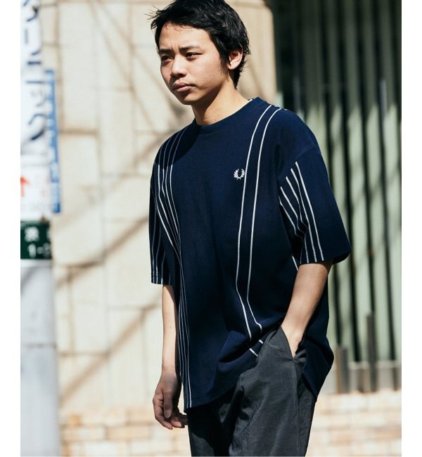 FRED PERRY for JOURNAL STANDARD】ストライプ ピケTシャツ|JOURNAL