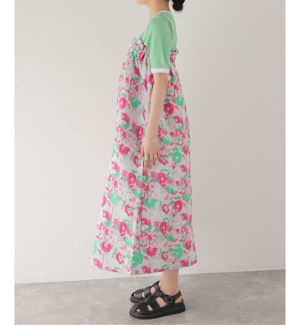 GANNI / ガニー】 3D Jacquard Strap Dress：ワンピース|JOURNAL 