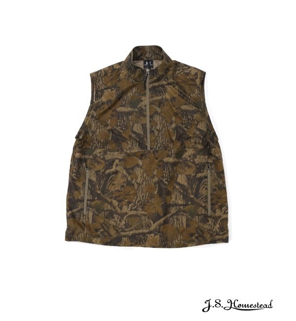 J.S.Homestead】REAL TREE LIGHT RIP PTU PULL VEST|JOURNAL STANDARD