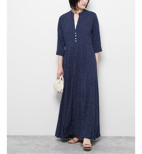 LUSANA / ルサーナ】 carl maxi dress：ワンピース|JOURNAL STANDARD