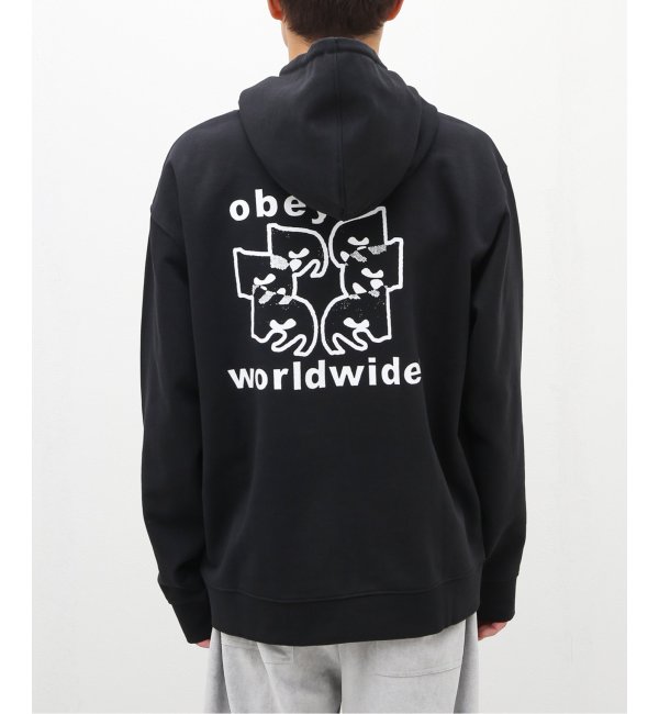 Obey World Pullover Hoodie オベイ パーカーM - パーカー