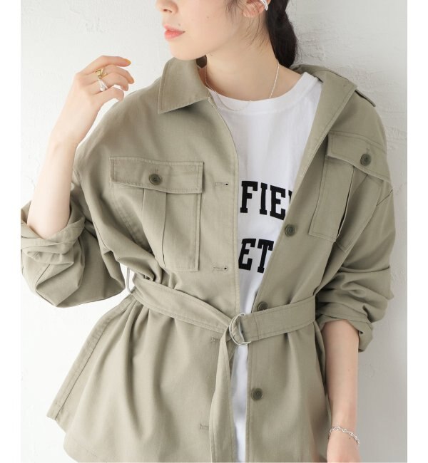 □□□別注【Barbour/バブアー】OS BURGHLEY JS EXCLUSIVE：コート 