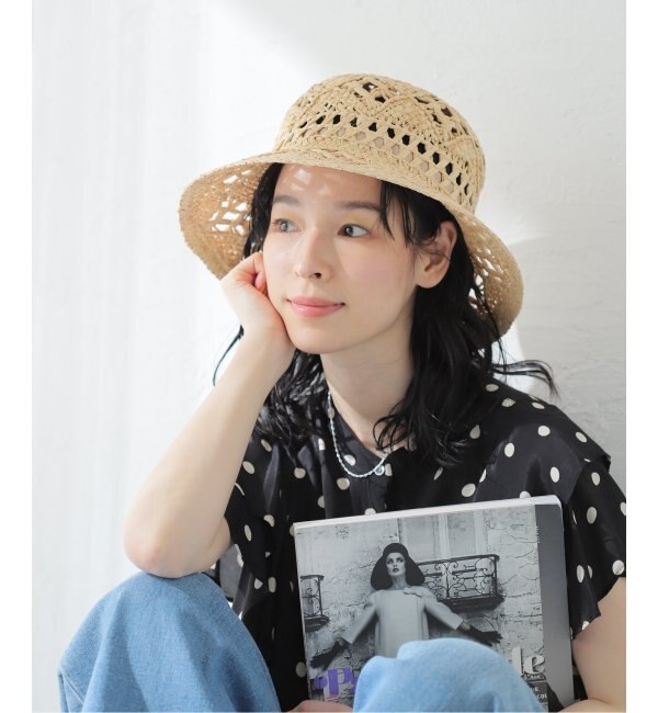 RELUME RAFFIA BUCKET HAT：ハット|JOURNAL STANDARD(ジャーナル