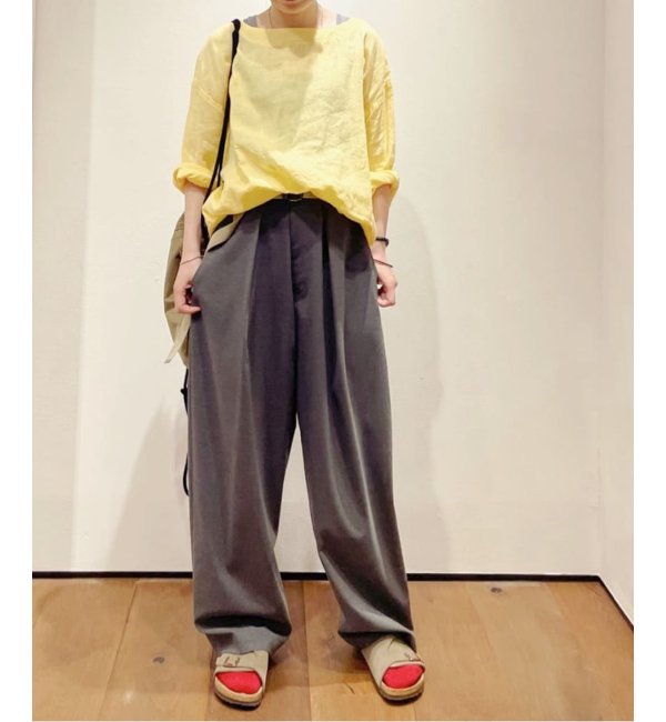 【ARMEN/アーメン】LINEN PLAIN TOP