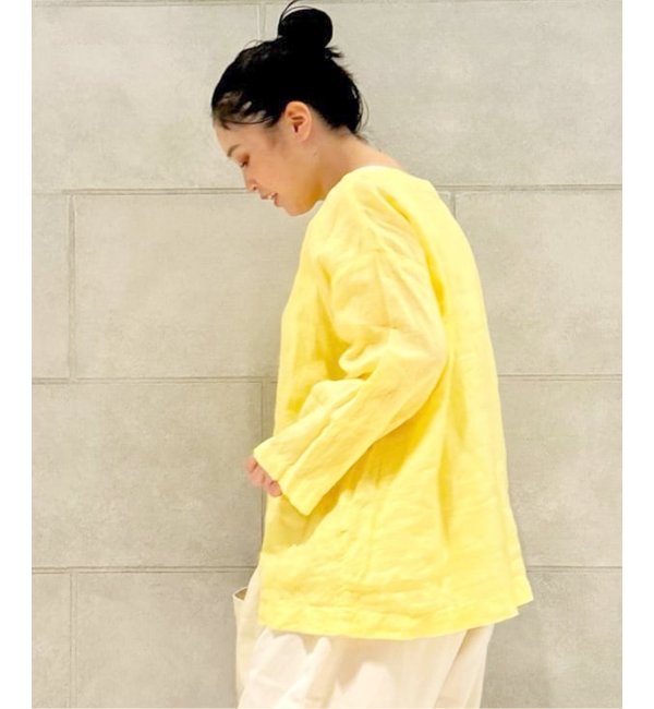 新品未使用[ARMEN/アーメン〕LINEN PLAIN TOP-