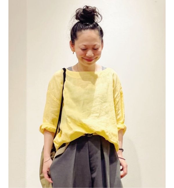 【ARMEN/アーメン】LINEN PLAIN TOP