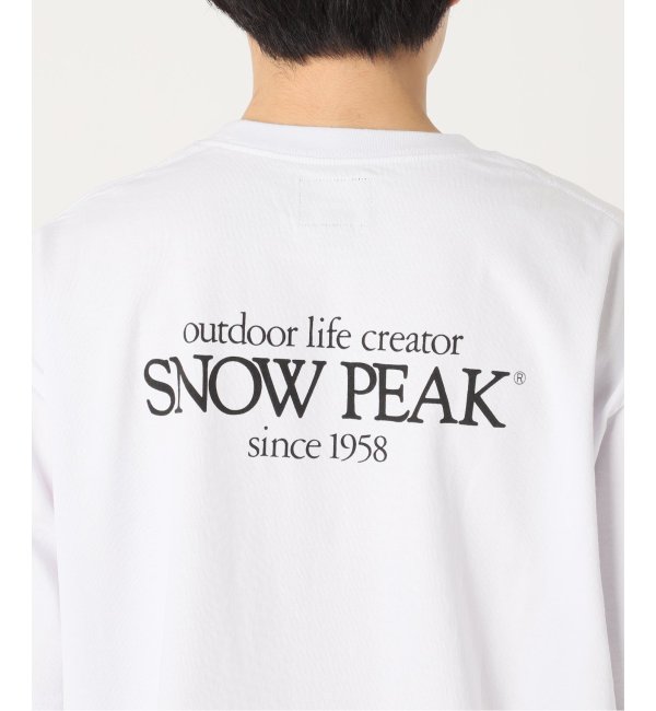 【SNOW PEAK / スノーピーク】別注 Classic ロゴプリント Tシャツ