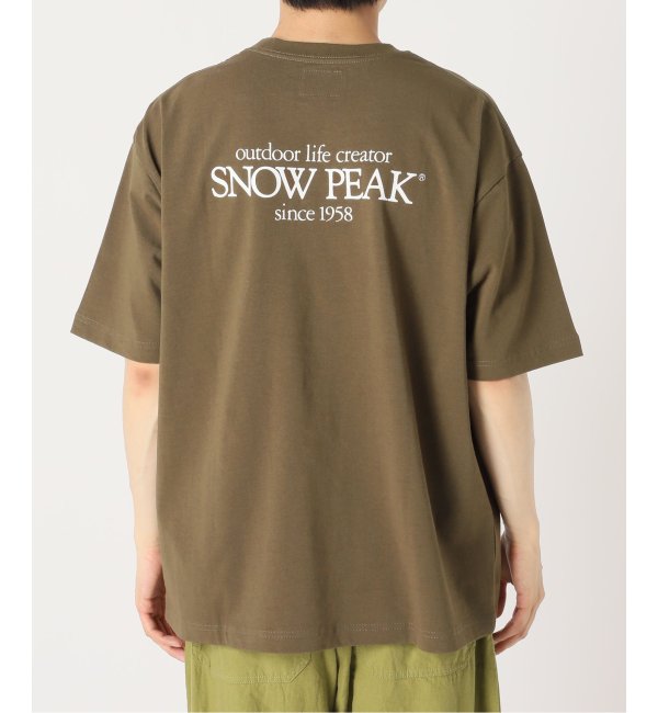 【SNOW PEAK / スノーピーク】別注 Classic ロゴプリント Tシャツ