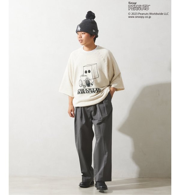 PEANUTS×SPORTS WEAR by relume】別注 HALF SLEEVE スウェット summer