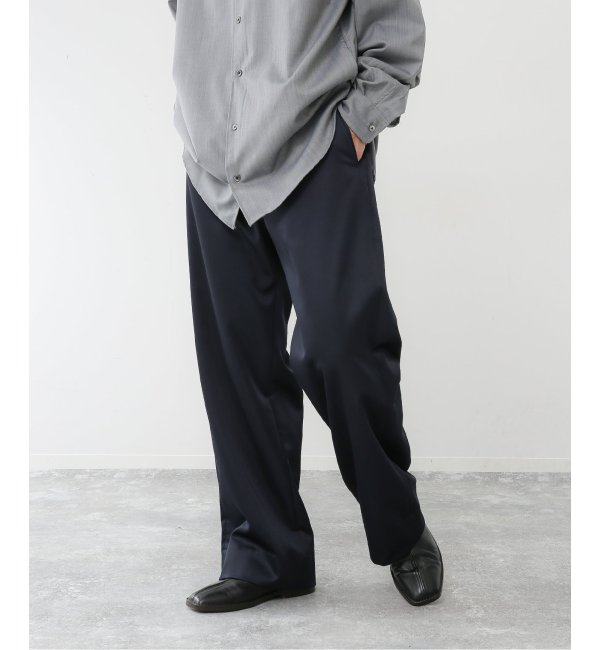 FOLL / フォル】cavarly twill wardrobe slacks / スラックス|JOURNAL