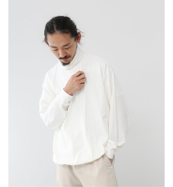 FOLL / フォル】nano wash cotton turtleneck tee|JOURNAL STANDARD