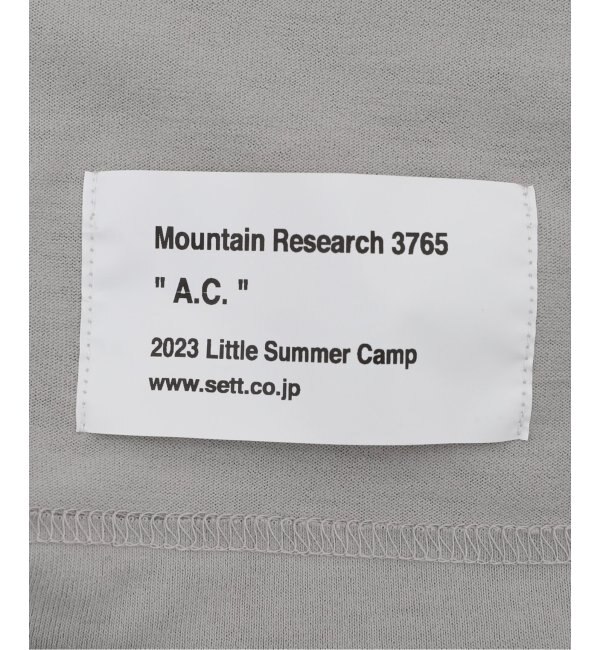 MOUNTAIN RESEARCH/マウンテンリサーチ】A.C. Tee|JOURNAL STANDARD