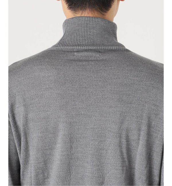 【FOLL / フォル】washable wool turtleneck sweater