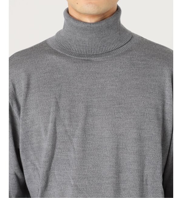 【FOLL / フォル】washable wool turtleneck sweater